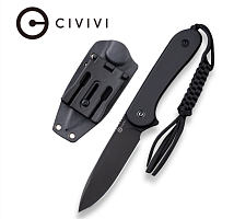 Туристический нож CIVIVI Fixed Blade Elementum black