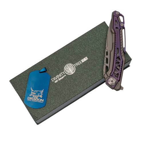 Складной нож Nimo Knives Fat Dragon Purple фото 7