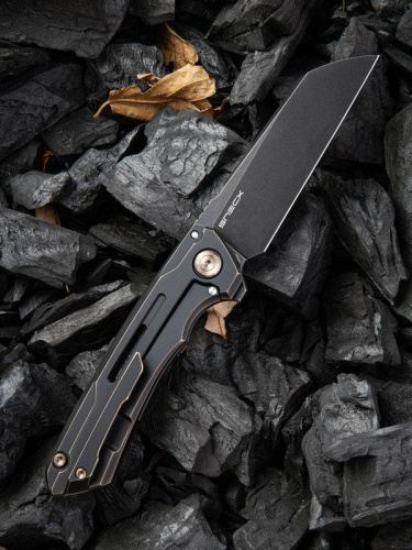 Складной нож WE Knife Mini Buster Antique Bronze фото 2 Складной нож WE Knife Mini Buster Antique Bronze фото 2