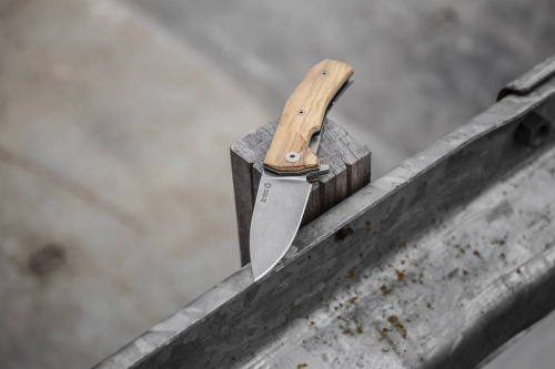 Складной нож Lion Steel KUR UL Olive Wood Flipper фото 11 Складной нож Lion Steel KUR UL Olive Wood Flipper фото 11