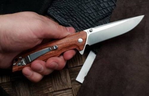 3810 Boker Magnum Straight Brother Wood - 01MB723 фото 5