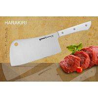 Нож-топорик кухонный для мяса Samura &quot;HARAKIRI&quot; (SHR-0040W) 180 мм