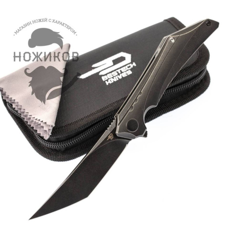 Складной нож Bestech Knives Kamoza Black BT1911B фото 7