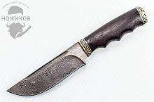 Нож для снятия шкур Noname из Дамаска №74