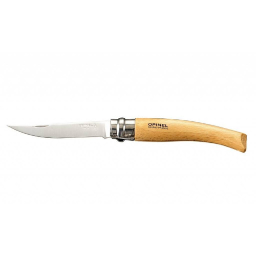 504 Opinel №8 VRI Folding Slim Beechwood фото 5