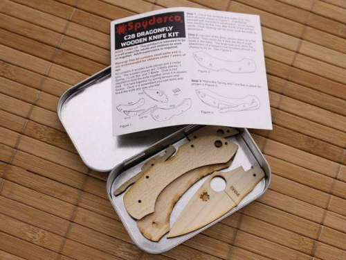 122 Spyderco Dragonfly Wooden Kit фото 19